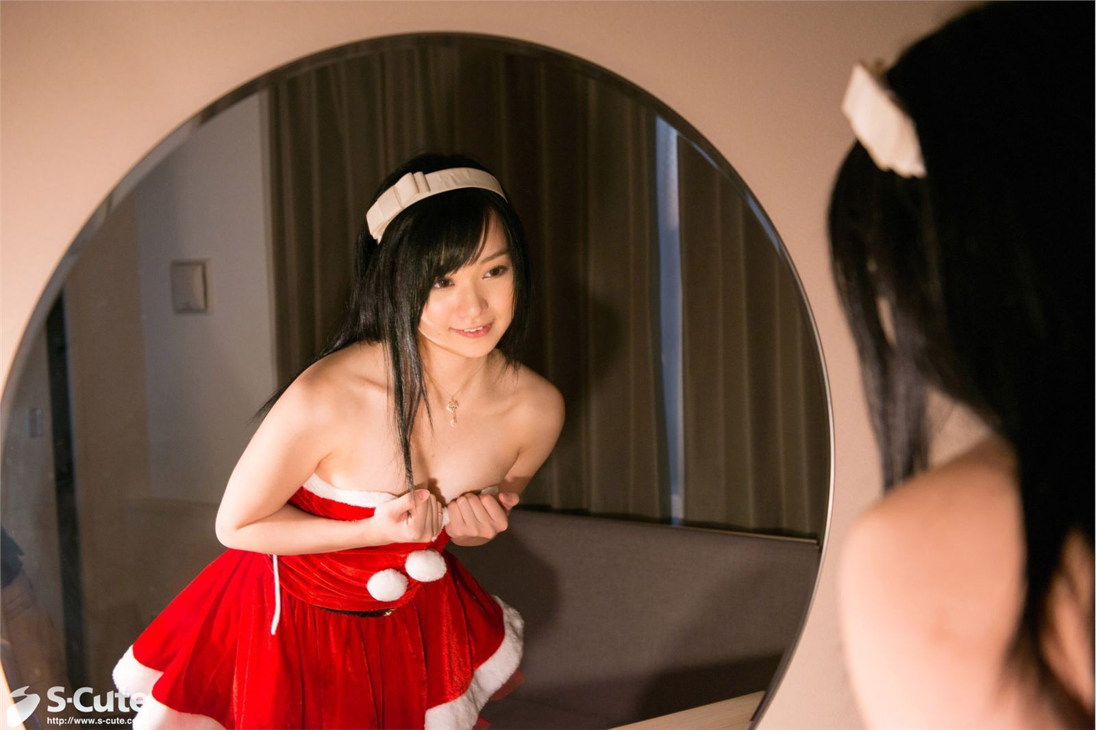 日本性感美女 圣诞节制服诱惑[S-Cute] No.273 Nozomi フォトde着エロ